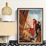 retro poster italy