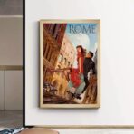 retro poster italy