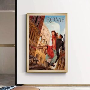 retro poster italy
