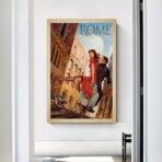 retro poster italy