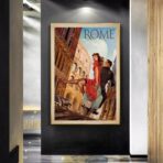 retro poster italy