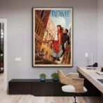 retro poster italy