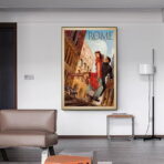 retro poster italy