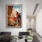 retro poster italy