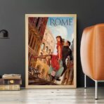retro poster italy