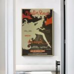 retro moulin rouge poster