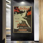 retro moulin rouge poster