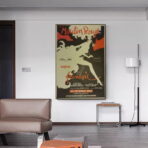 retro moulin rouge poster