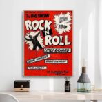 vintage rock n roll poster