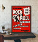 vintage rock n roll poster