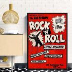 vintage rock n roll poster