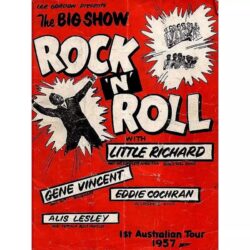 vintage rock n roll poster