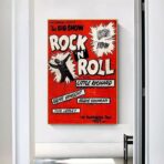 vintage rock n roll poster
