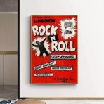 vintage rock n roll poster
