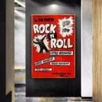 vintage rock n roll poster