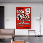 vintage rock n roll poster
