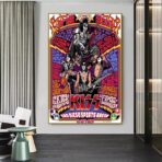 vintage rock poster