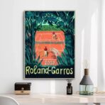 vintage roland garros poster 1