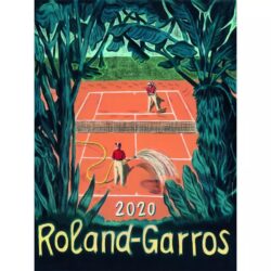vintage roland garros poster 1