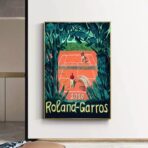 vintage roland garros poster 1