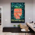 vintage roland garros poster 1
