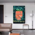 vintage roland garros poster 1