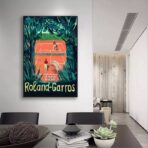vintage roland garros poster 1