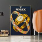 vintage rolex poster