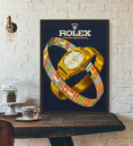 vintage rolex poster
