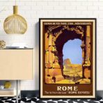 vintage rome poster 1