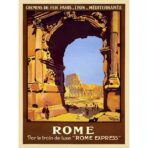 vintage rome poster 1
