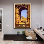 vintage rome poster 1