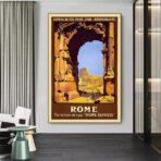 vintage rome poster 1
