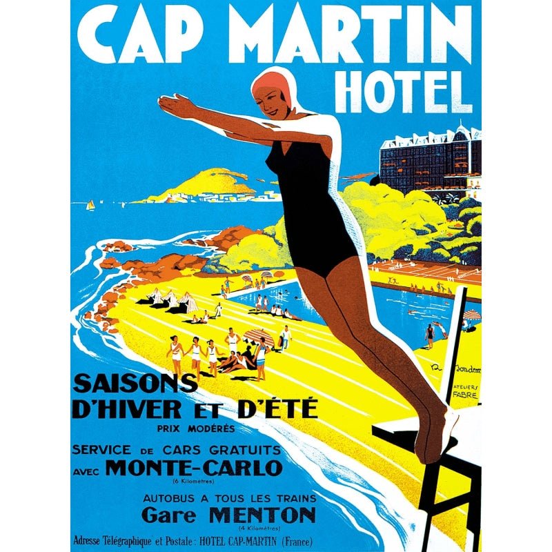 poster roquebrune cap martin poster roquebrune cap martin