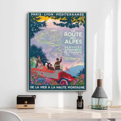 poster route des alpes
