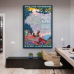poster route des alpes