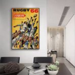 vintage rugby poster 1