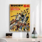 vintage rugby poster 1