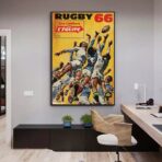 vintage rugby poster 1