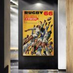 vintage rugby poster 1