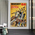 vintage rugby poster 1