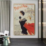 poster saint malo vintage