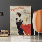 poster saint malo vintage