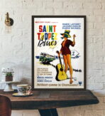 poster saint tropez blues