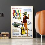 poster saint tropez blues