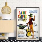 poster saint tropez blues
