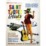 poster saint tropez blues