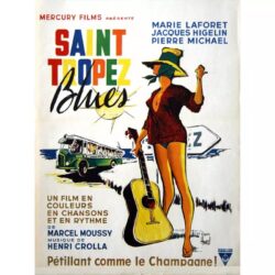 poster saint tropez blues