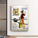 poster saint tropez blues