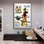poster saint tropez blues